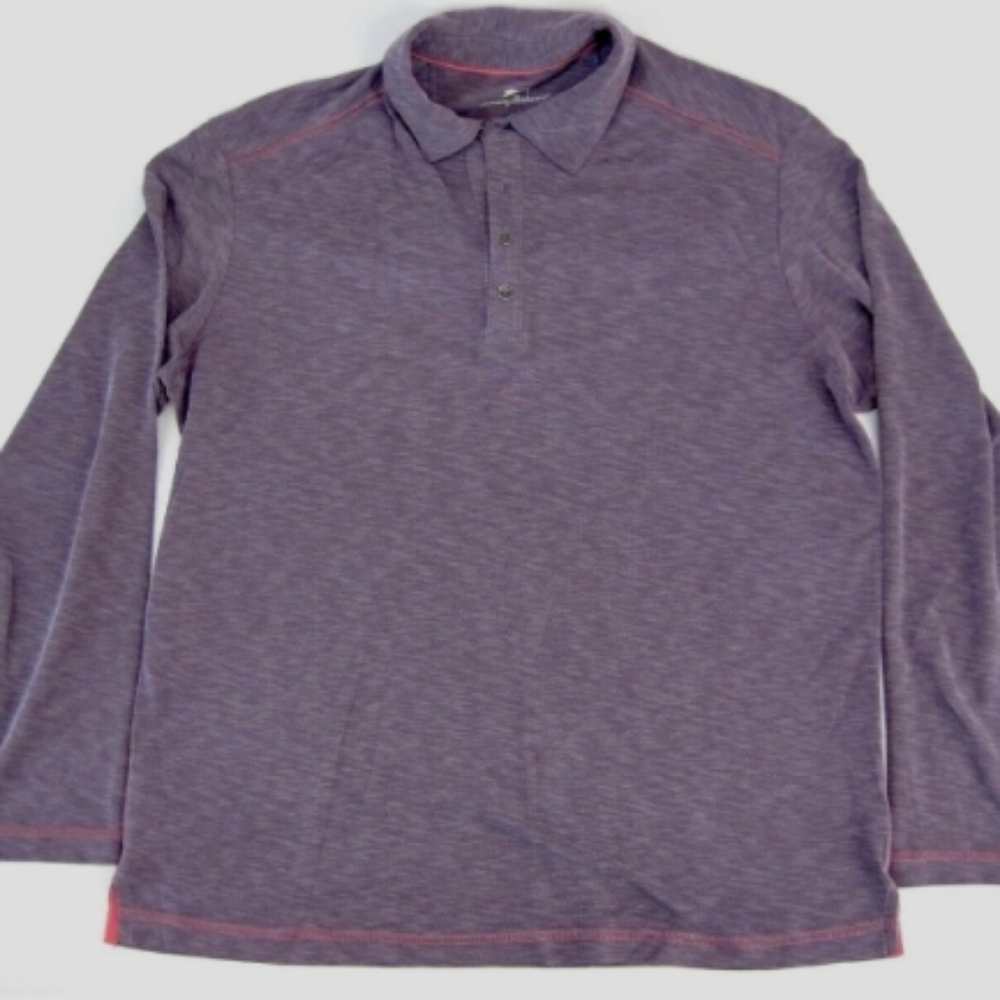 Tommy Bahama Men's Heathered Purple long sleeve Shirt